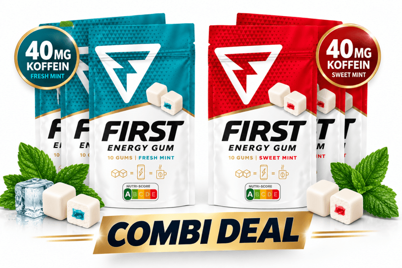FIRST Energy Gum - Combi Deal - FRESH MINT + SWEET MINT